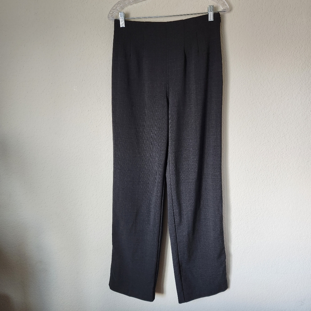 Worthington Stretch Gray Plaid Pant, Size 10 - Picture 1 of 8